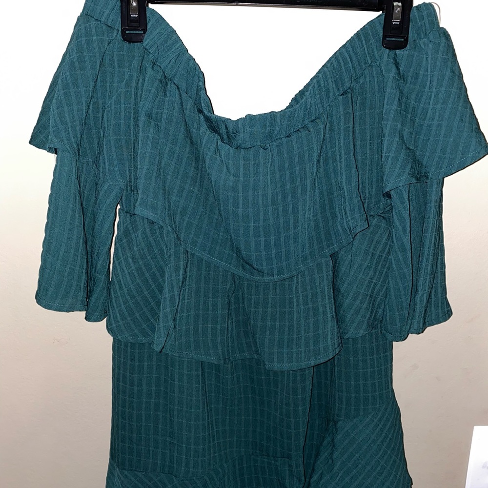 TRENDY OTS RUFFLE DRESS